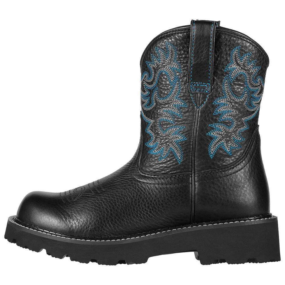 Ariat Womens Fatbaby Black Deertan Boot 10000833 2 Ariat Womens Fatbaby Black Deertan Boot 10000833 - Image 2