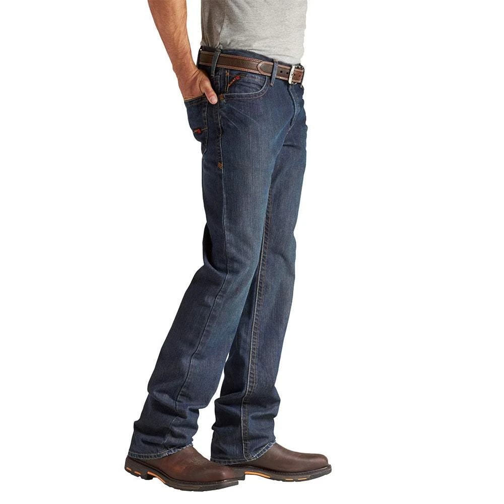 Ariat Men's FR M4 Basic Relaxed Fit Boot Cut Work Jeans - Image 2
