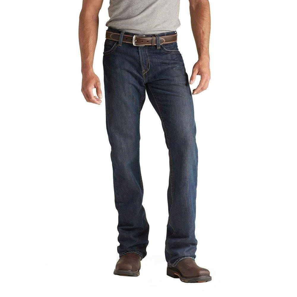 Ariat Men's FR M4 Basic Relaxed Fit Boot Cut Work Jeans - Image 3
