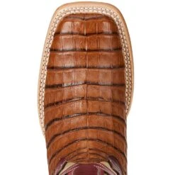 Men's Ariat Silverado Caiman Carmel Belly Blush Cowboy Boots 8 Men's Ariat Silverado Caiman Carmel Belly Blush Cowboy Boots -Ariat 10021646 3