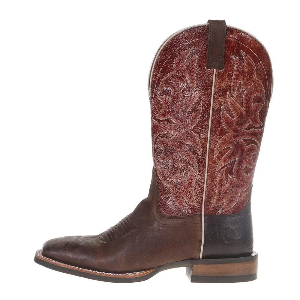 Relentless By Ariat Men's Ariat Relentless Reacher Barrel Brown 13in. Shattered Brick Cowboy Boots - Image 3