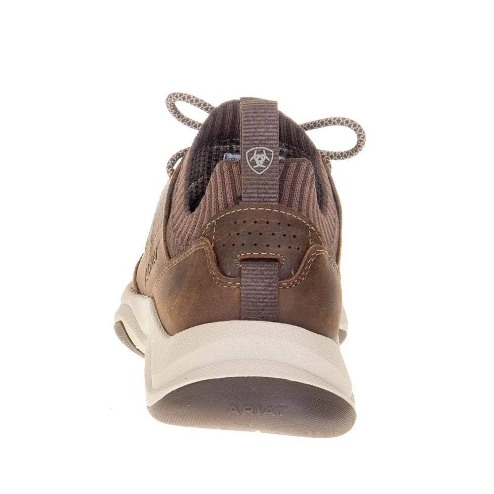 Ariat Men's Ariat Country Mile Distressed Tan Lace Up Casual Shoe - Image 4