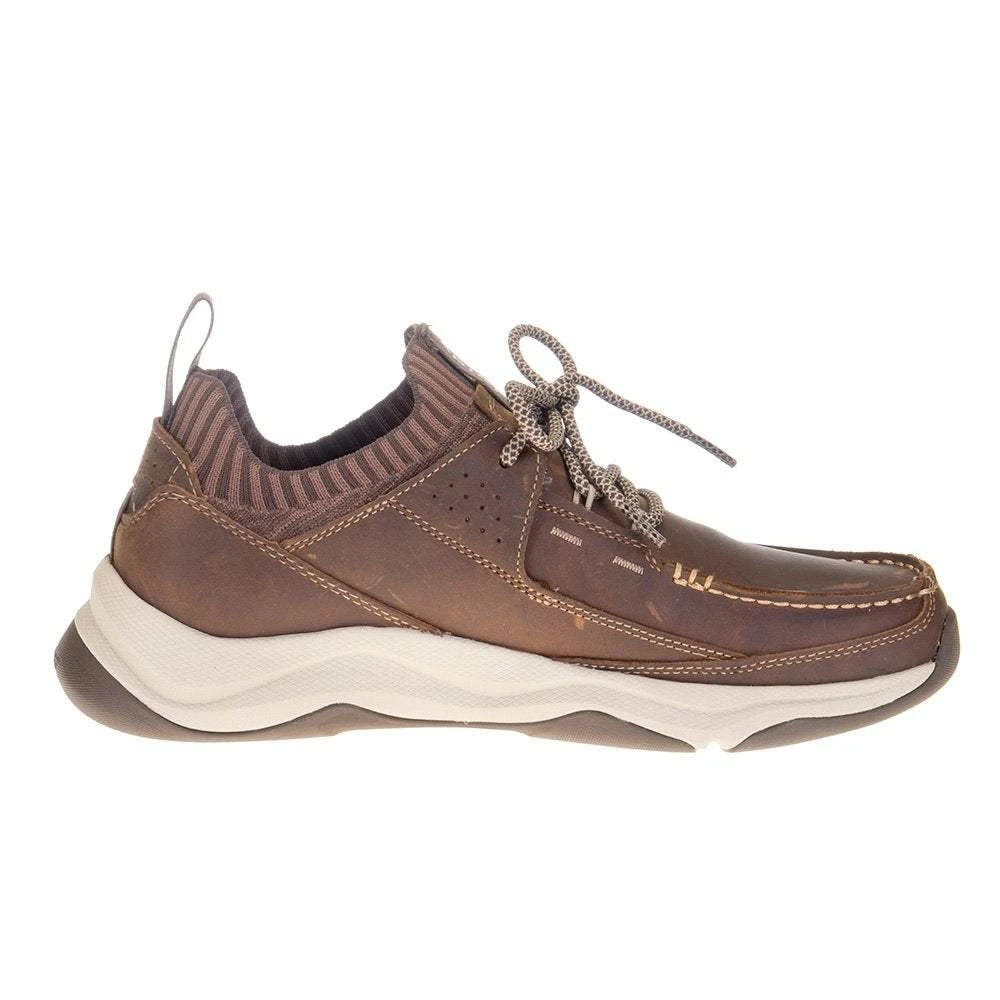 Men's Ariat Country Mile Distressed Tan Lace Up Casual Shoe - Image 5