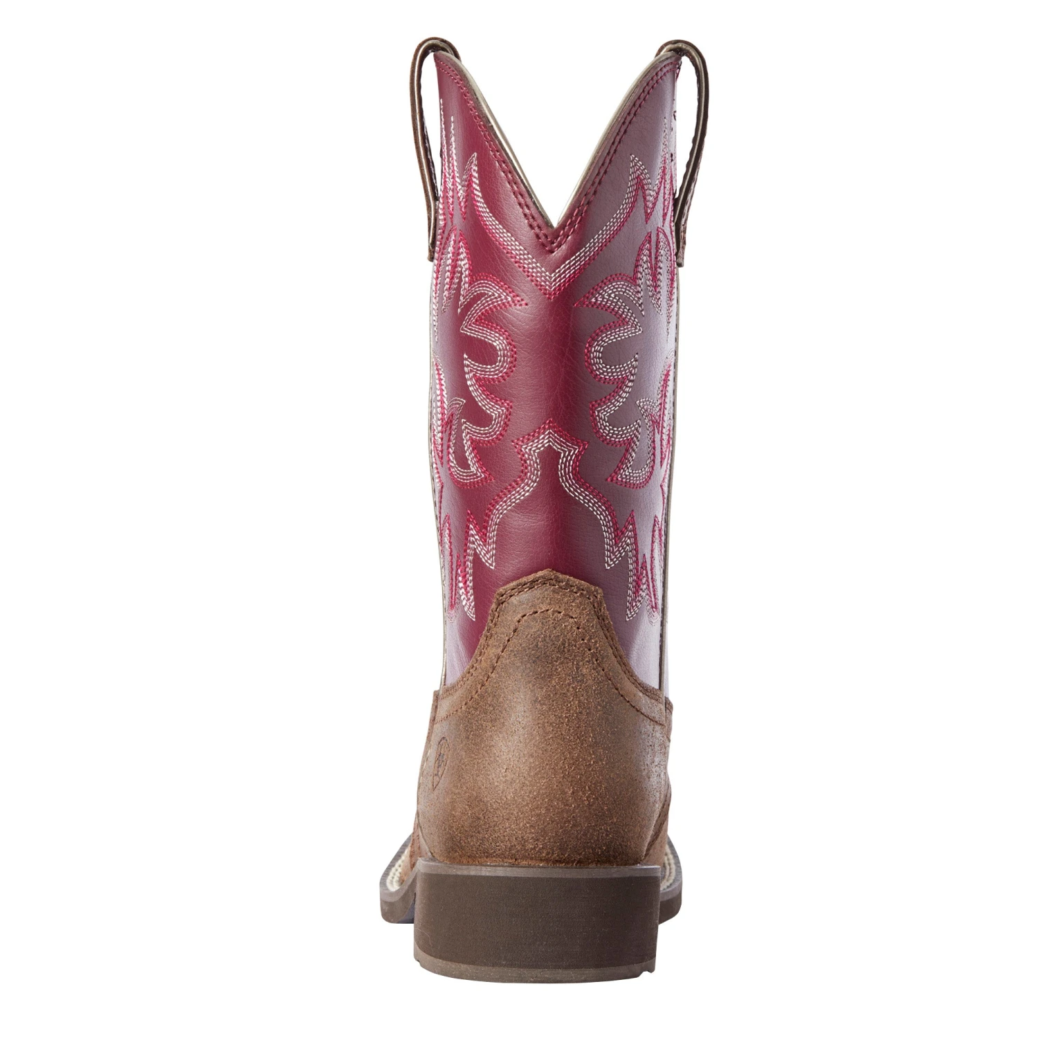 Ariat Women's Java/Burgundy Delilah Western Square Toe 3 Ariat Women's Java/Burgundy Delilah Western Square Toe - Image 3