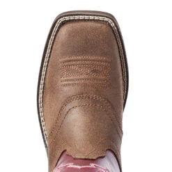 Ariat Women's Java/Burgundy Delilah Western Square Toe 8 Ariat Women's Java/Burgundy Delilah Western Square Toe -Ariat 10031593 41