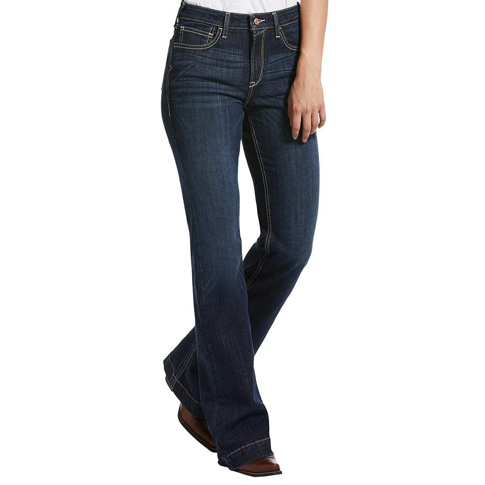 Ariat Women's Slim Fit Ella Wide Leg Trouser Jean 2 Ariat Women's Slim Fit Ella Wide Leg Trouser Jean - Image 2