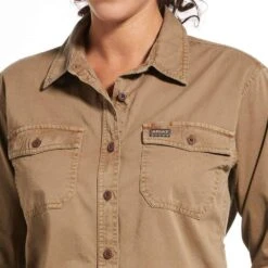 Ariat Women's Rebar Washed Twill Work Shirt -Ariat 10032882 detail