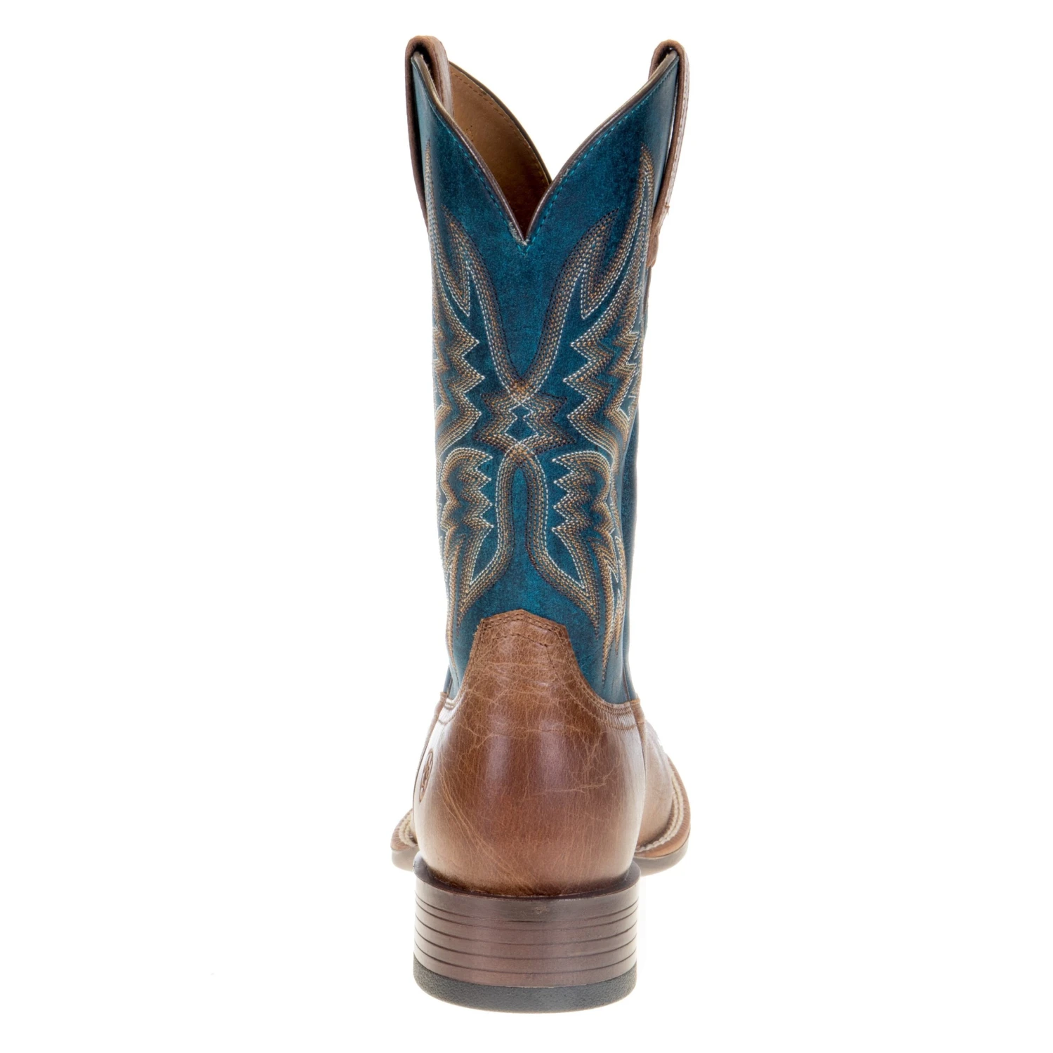 Ariat Men's Valor Ultra Dark Tan 11in. Rocky Blue Square Toe Boots - Image 4