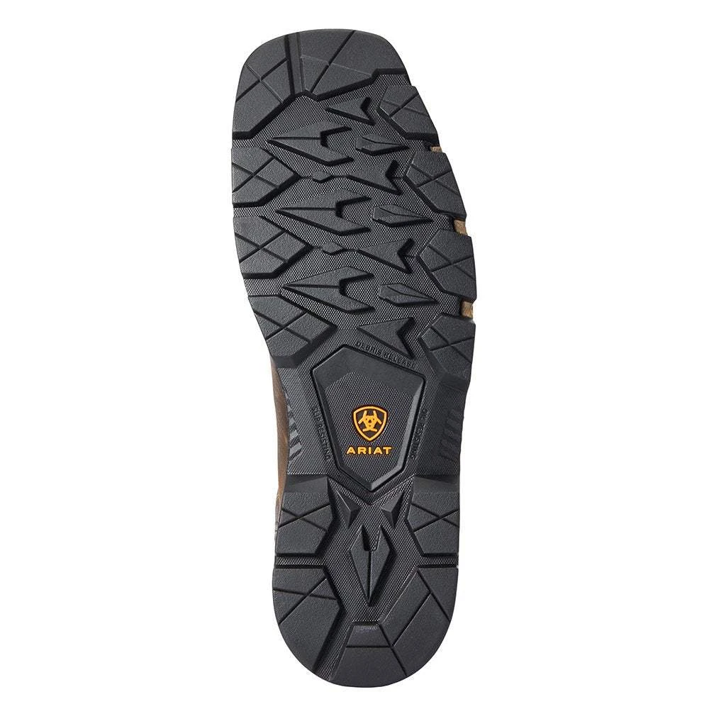 Ariat Men's Rebar Flex Western H20 Dark Brown 10in. Black Top Comp Toe Work Boot - Image 5