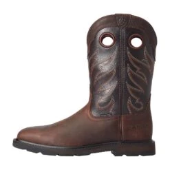 Ariat Men's Ariat Groundwork Bitter Brown 11in. Brown Top Steel Wide Square Toe