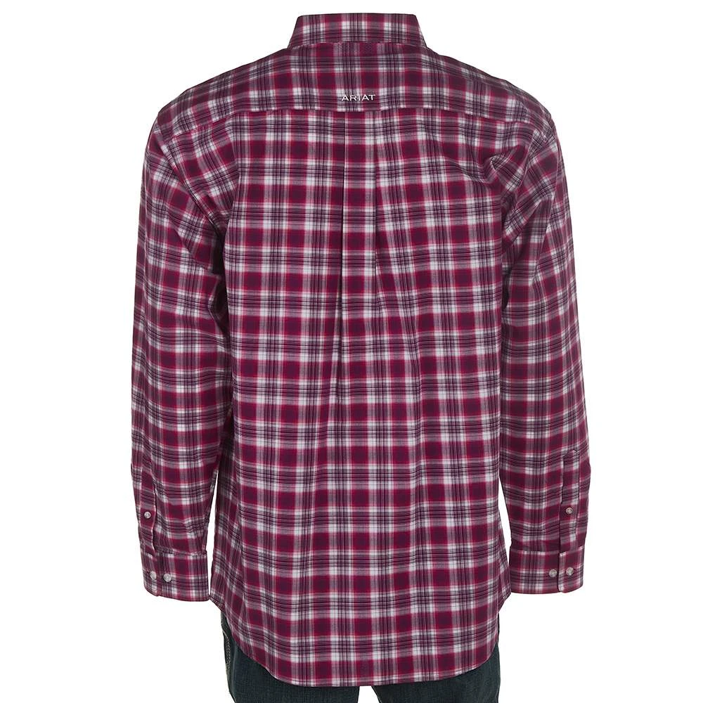 Ariat Pro Series Tampico Purple Plaid Shirt - Image 2