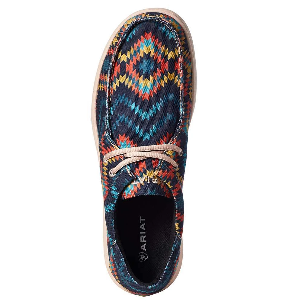 Ariat Men's Ariat Hilo Blue Aztec Casual Shoes - Image 4