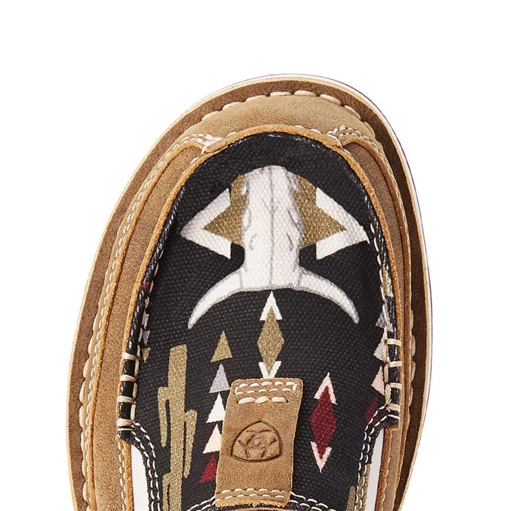 Ariat Womens Brown Bomber/Black Steer Cruiser Casual - Image 4