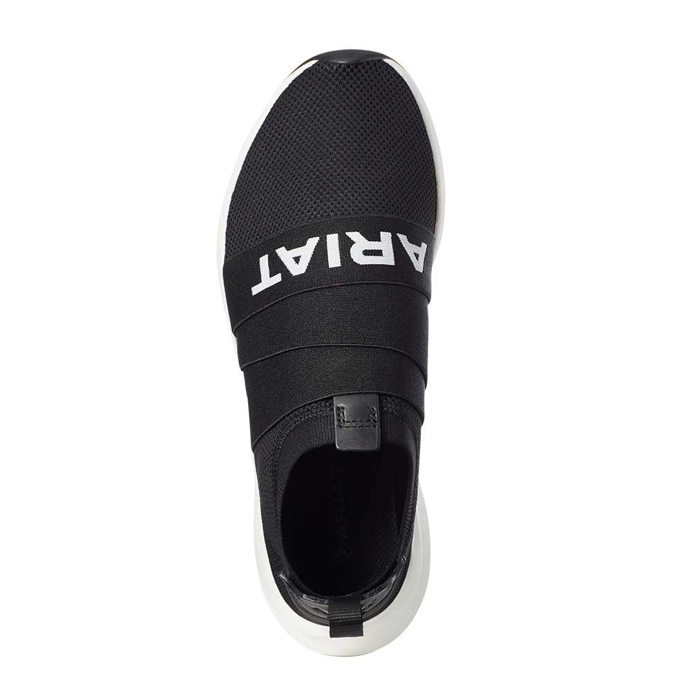 Ariat Women's Black Slip On Black Ignite Tennis Shoe - Image 4
