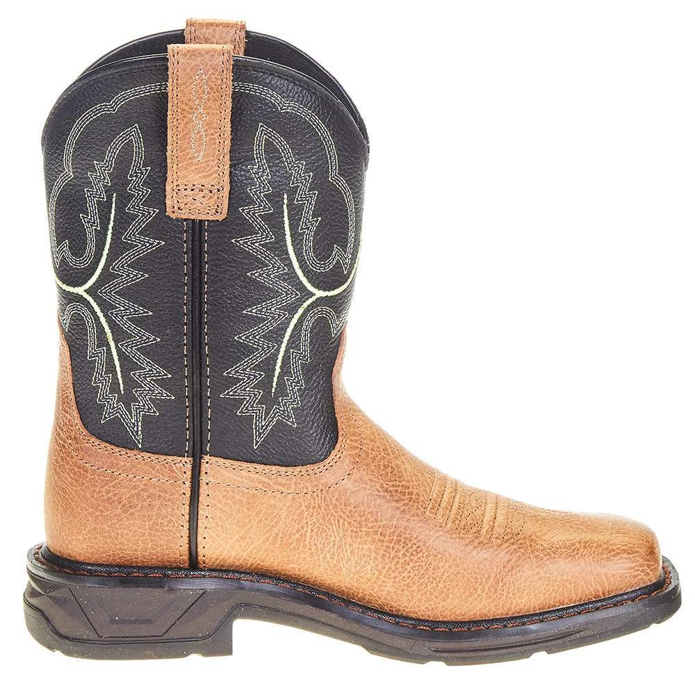 Ariat Youth Bark And Black Forest Workhog XT Cowboy Boot - Image 5