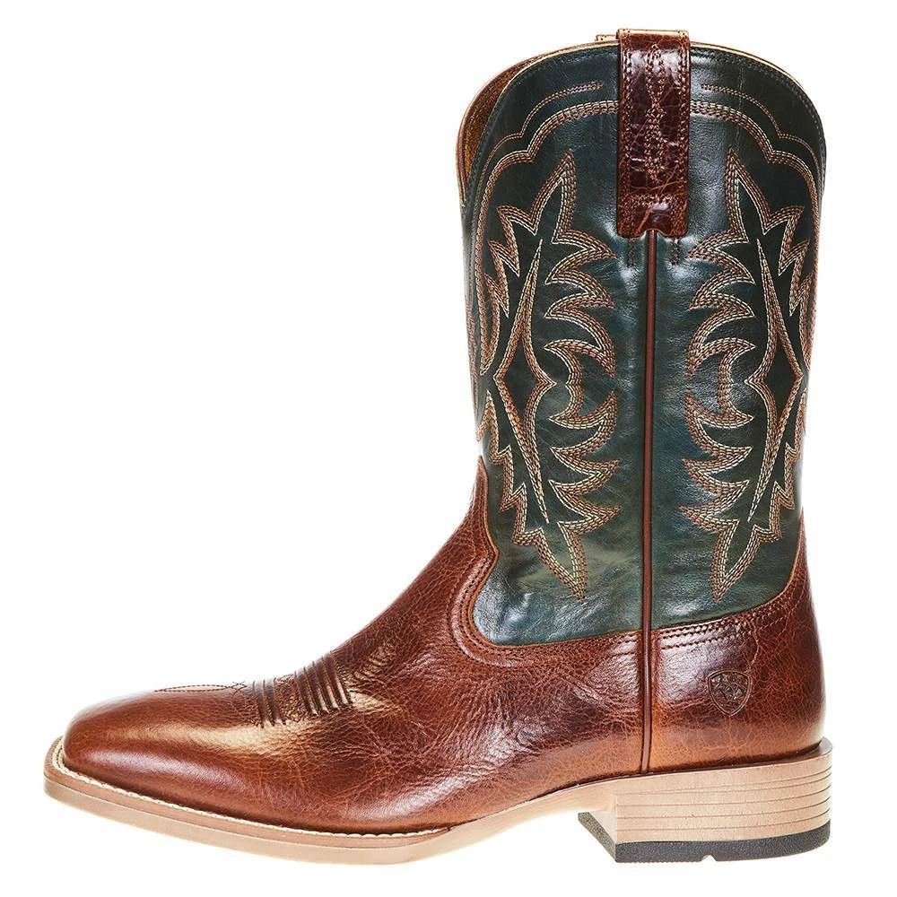 Ariat Men's Ariat Ryden Ultra Gingersnap 11in.Tack Green Top Square Toe Boot - Image 3