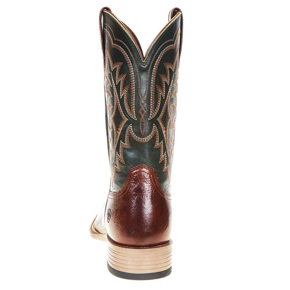 Ariat Men's Ariat Ryden Ultra Gingersnap 11in.Tack Green Top Square Toe Boot - Image 4