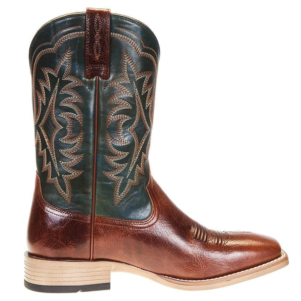 Ariat Men's Ariat Ryden Ultra Gingersnap 11in.Tack Green Top Square Toe Boot - Image 5