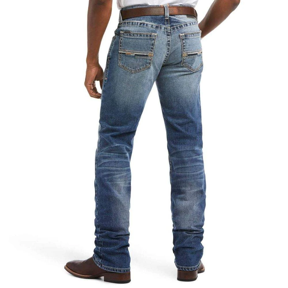 Ariat Men's M4 Low Rise Stretch Longspur Stackable Straight Leg Jean - Image 2