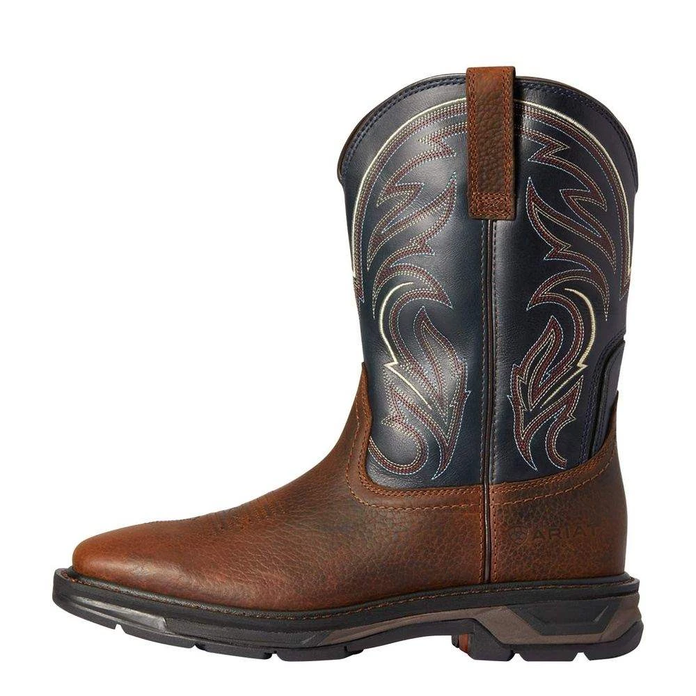 Ariat MEN`S WORKHOG XT COTTONWOOD BROWN OILED 11` MIDNIGHT BLUE TOP 2 Ariat MEN`S WORKHOG XT COTTONWOOD BROWN OILED 11` MIDNIGHT BLUE TOP - Image 2