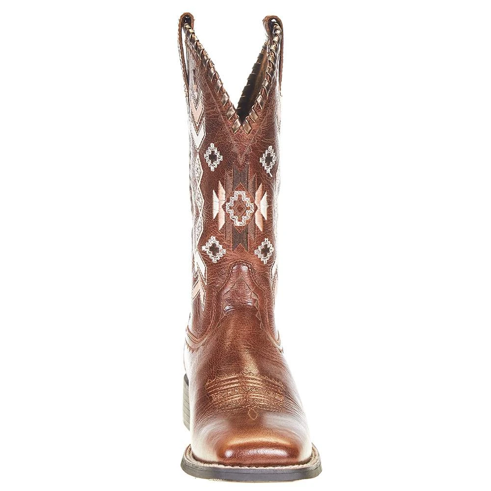 Ariat Women's Round Up Skyler Canyon Tan 11in. Tan Top Cowgirl Boot - Image 2