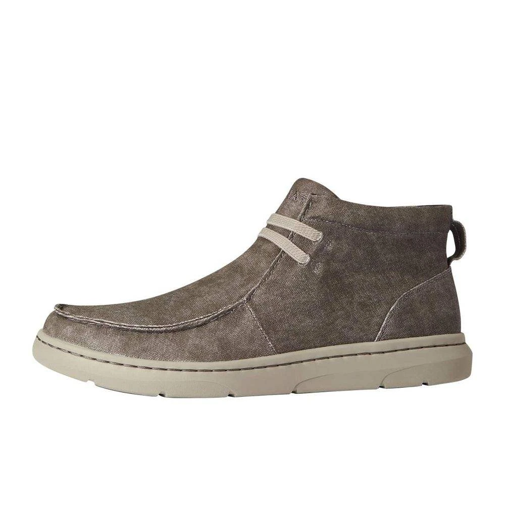 Ariat Men's Ariat Hilo Mid Stretch Charcoal Canvas Shoe - Image 2
