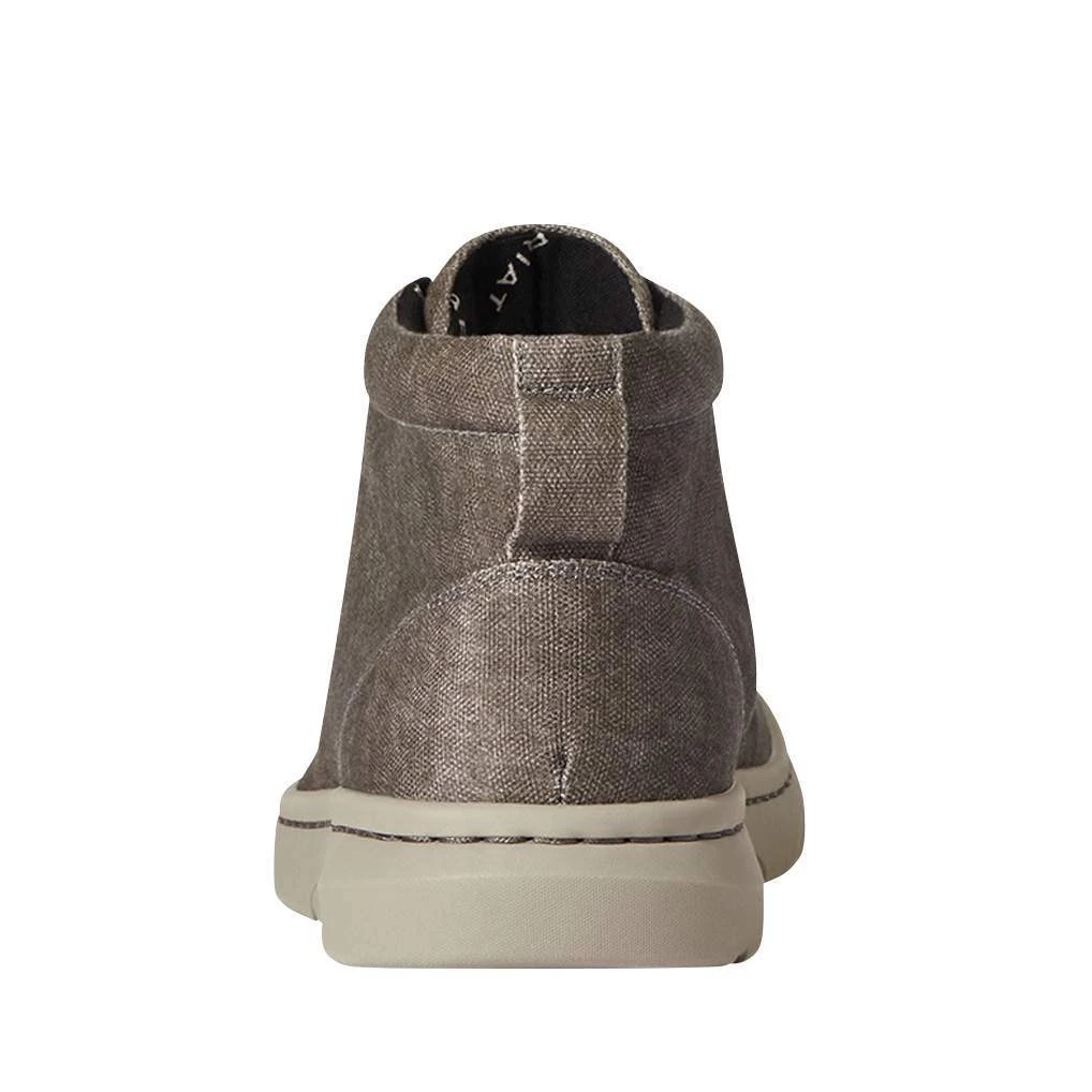 Ariat Men's Ariat Hilo Mid Stretch Charcoal Canvas Shoe - Image 3