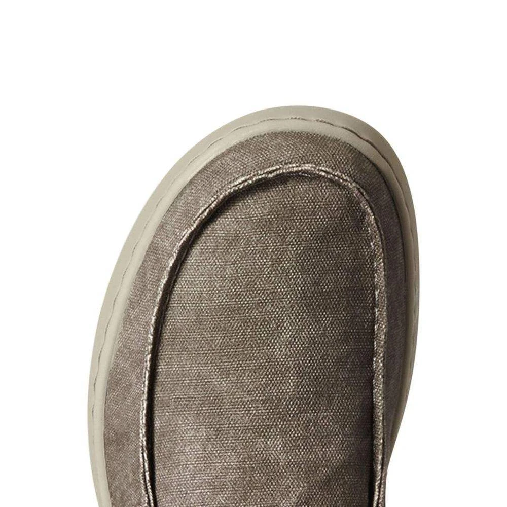 Ariat Men's Ariat Hilo Mid Stretch Charcoal Canvas Shoe - Image 5
