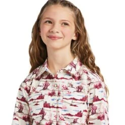 Ariat Girls REAL Yuma Shirt -Ariat 10039507 detail01