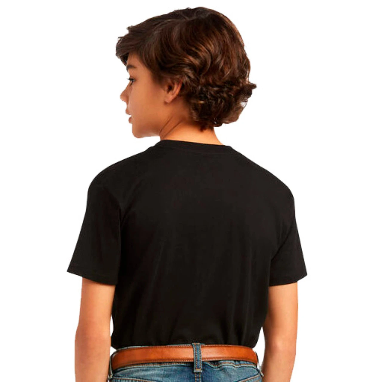 Ariat Kids Viva Mexi Short Sleeve Black T-Shirt - Image 3