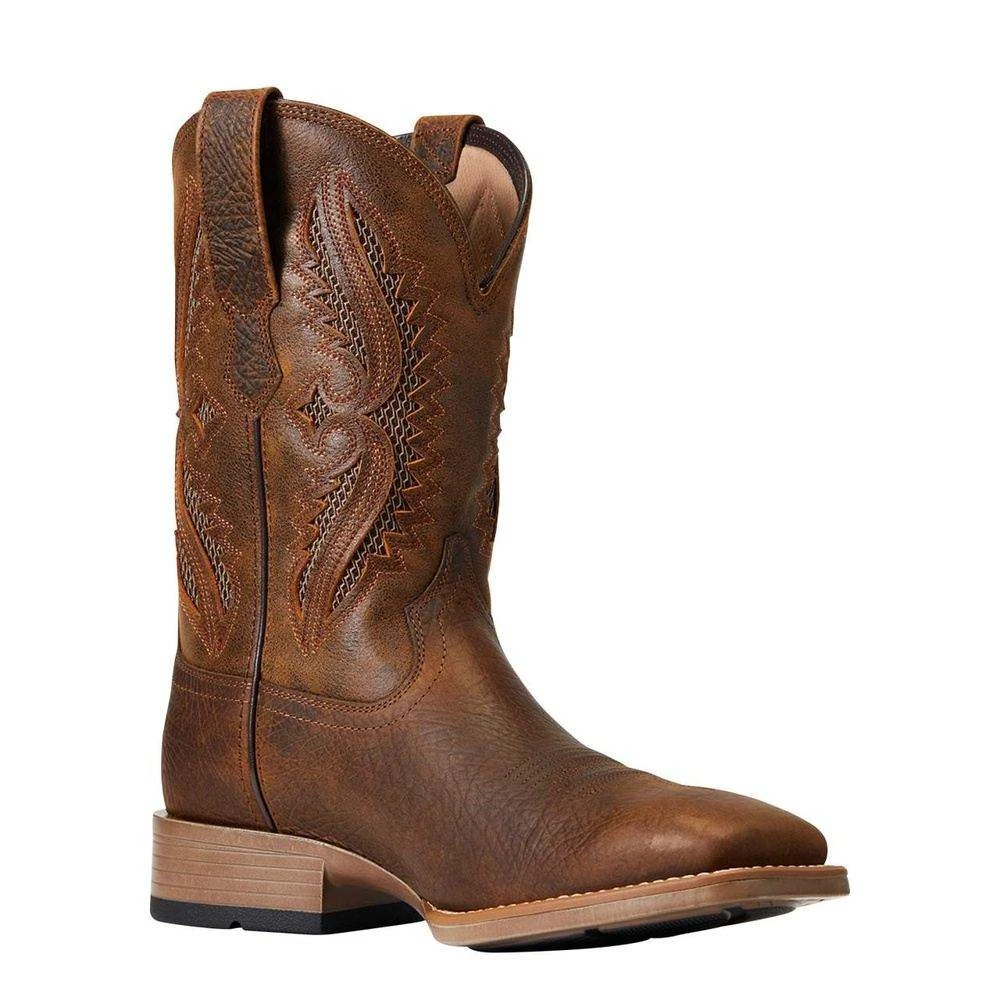 Ariat Men`s Venttek 360 Rowder Earth 11` Mack Brown Top Square Toe Boot - Image 4