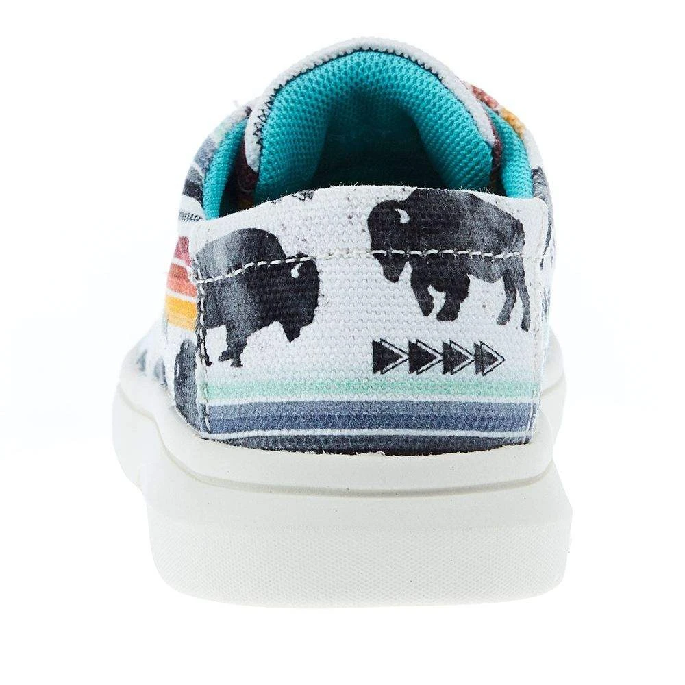 Ariat Youth Buffalo Print Hilo Casual Shoe - Image 4