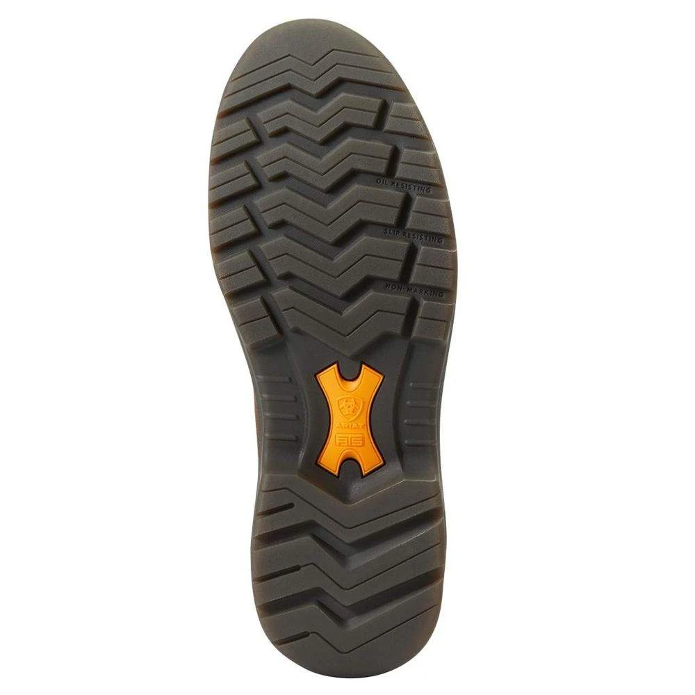 Ariat Mens Brown Turbo WP Moc Soft Toe Work Boot W/Zipper - Image 5