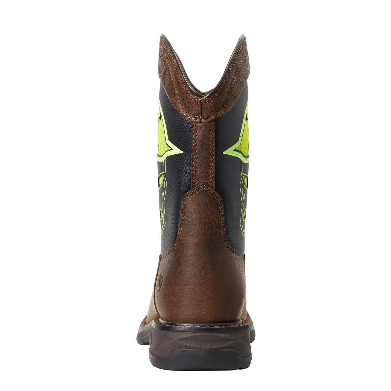 Ariat Youth Rust And Black Workhog XT Square Toe Western Boot - Image 3