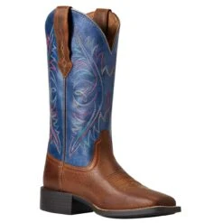 Ariat Round Up Wide Square Toe StretchFit Western Boot 8 Ariat Round Up Wide Square Toe StretchFit Western Boot -Ariat 10040422 3
