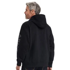 Ariat Men's Logo Hoodie Black Long Sleeve Shirt 5 Ariat Men's Logo Hoodie Black Long Sleeve Shirt -Ariat 10040815 03