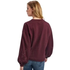 Ariat Women's Stitched Crew Sweatshirt -Ariat 10041670 03