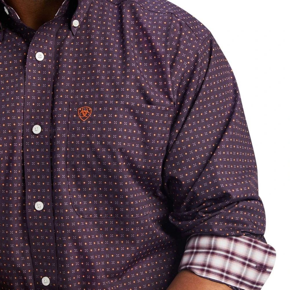 Ariat Men's Wrinkle Free Dylen Fitted Shirt - Image 2