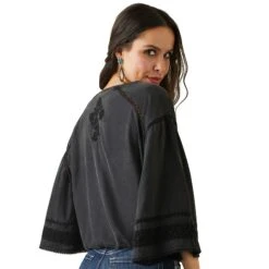 Ariat Women's Midnight Rose Hoodie 5 Ariat Women's Midnight Rose Hoodie -Ariat 10042160 03