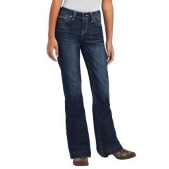 Ariat Girl's REAL Estella Wide Leg Jean -Ariat 10042214 03