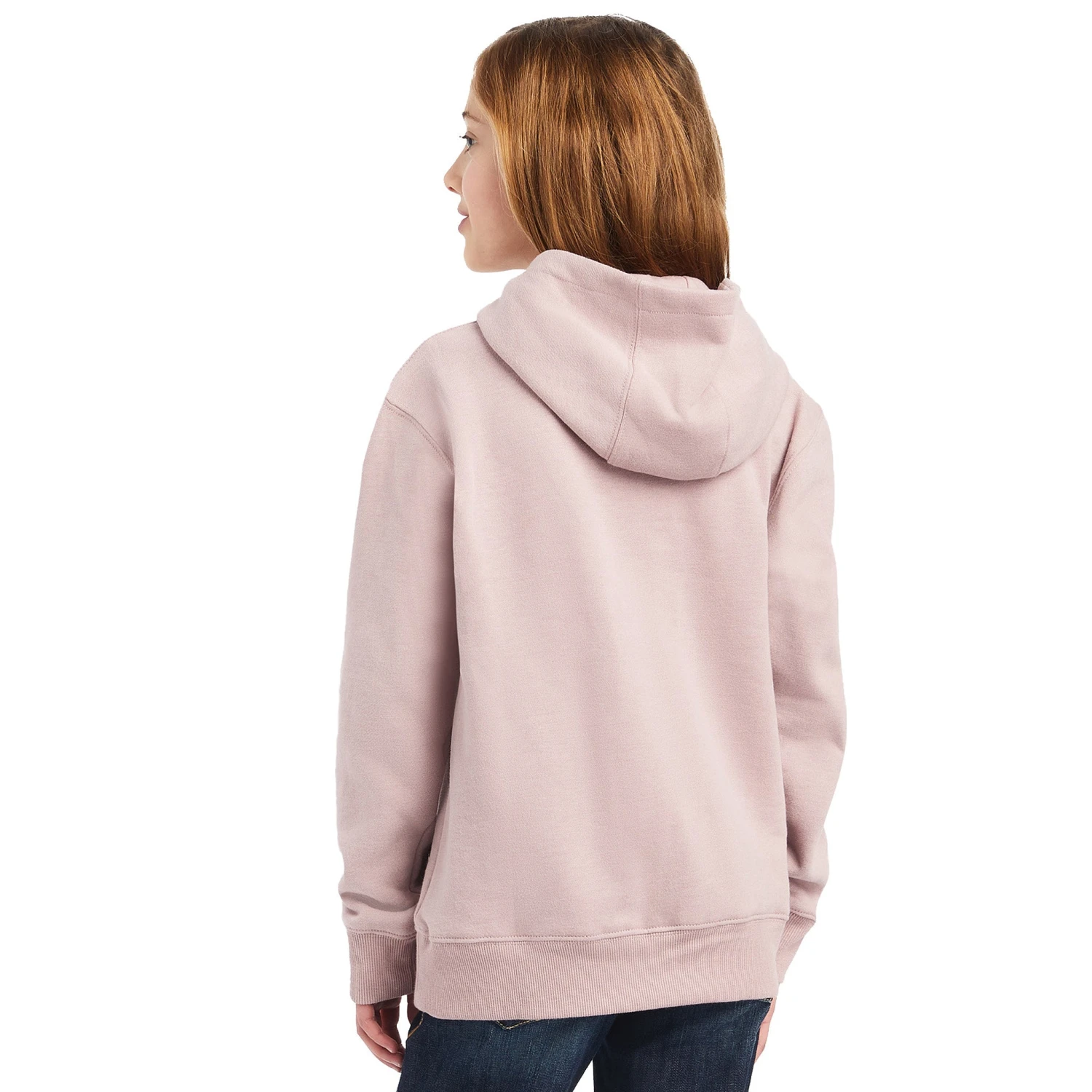 Ariat Girl's REAL Glitter Logo Hoodie - Image 2