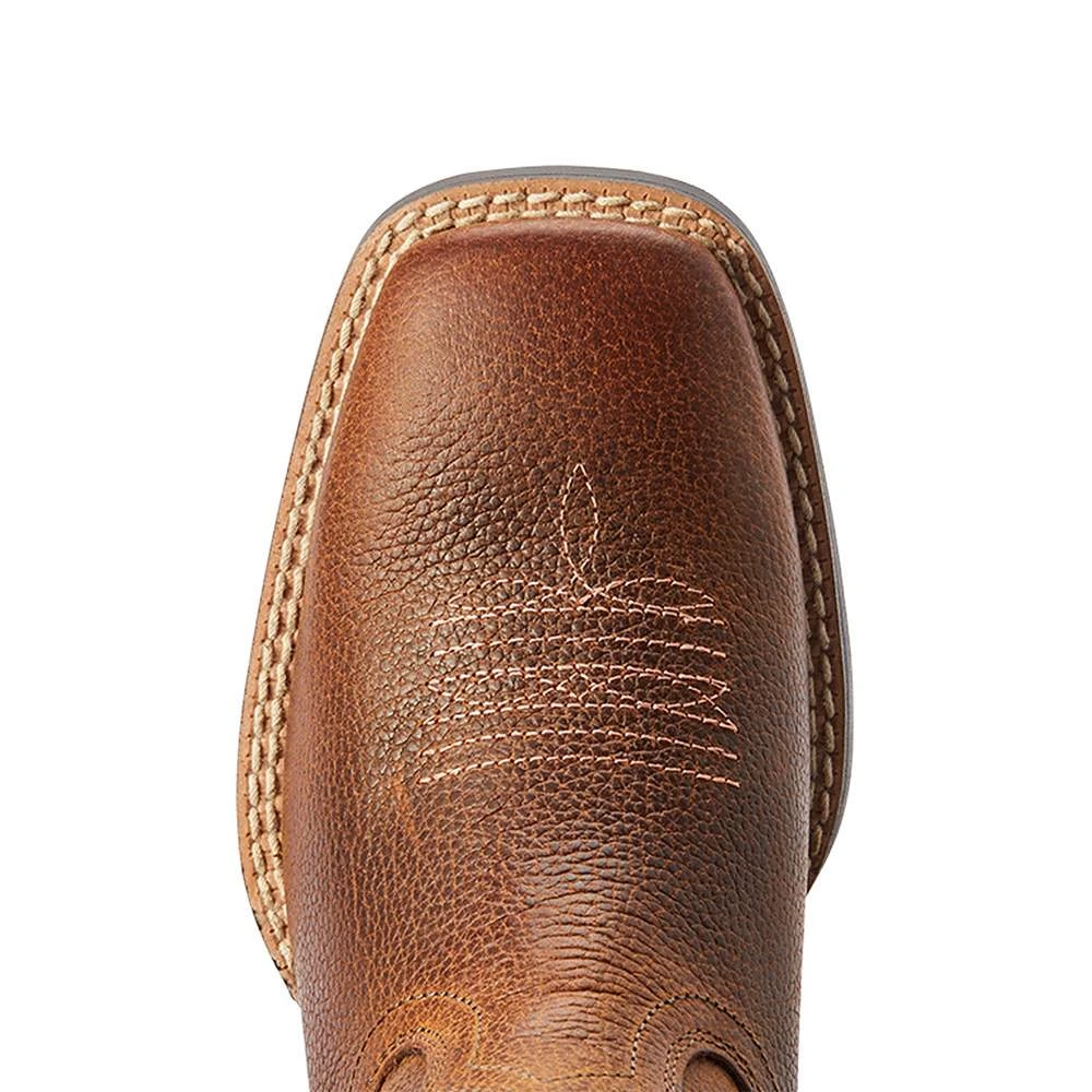 Ariat Youth Rowdy Brown Firecatcher Cowboy Boot - Image 4