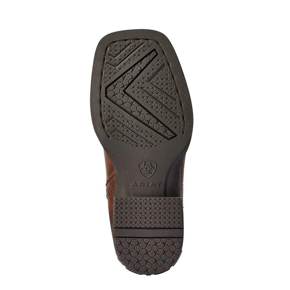 Ariat Kids Rowdy Brown Firecatcher Cowboy Boot - Image 5