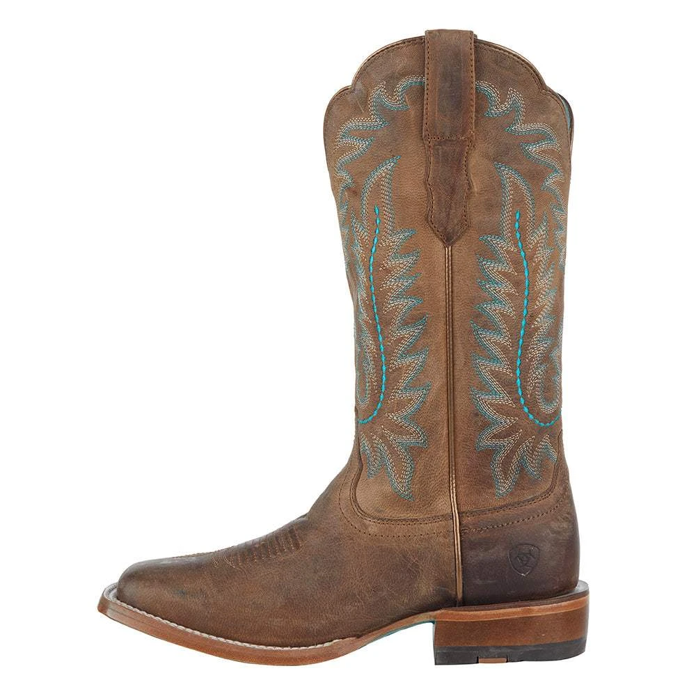 Ariat Women's Frontier Tan 12 Tan Cowgirl Boot 3 Ariat Women's Frontier Tan 12 Tan Cowgirl Boot - Image 3