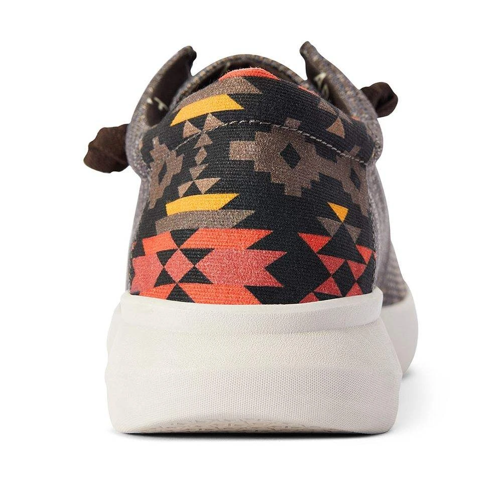 Ariat Men`s Hilo Stretch Lace Heathered Brown Aztec Print - Image 2