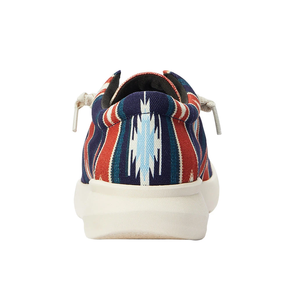 Ariat Men's Hilo Flex Chimayo Cristo Navy Shoe - Image 3