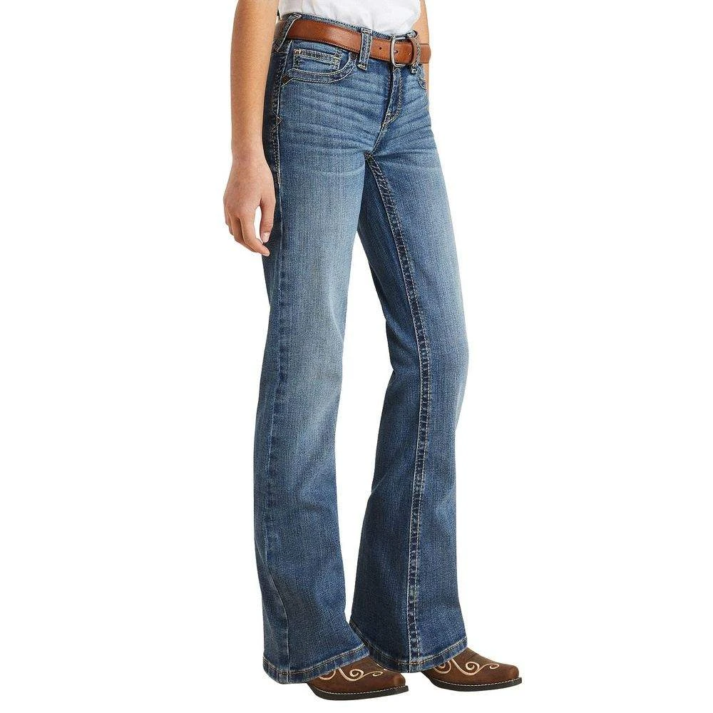 Ariat Girl's Real Leila Bootcut Jeans 2 Ariat Girl's Real Leila Bootcut Jeans - Image 2
