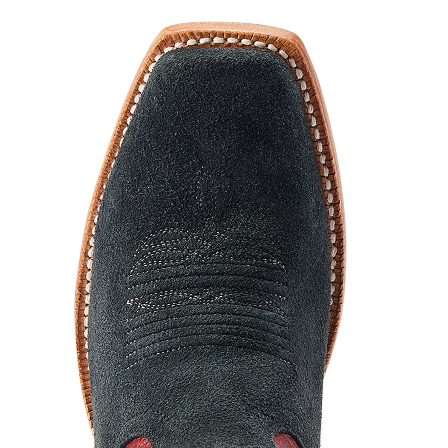 Ariat Women's Futurity Boon Black Roughout Crimson Top Boot - Image 4