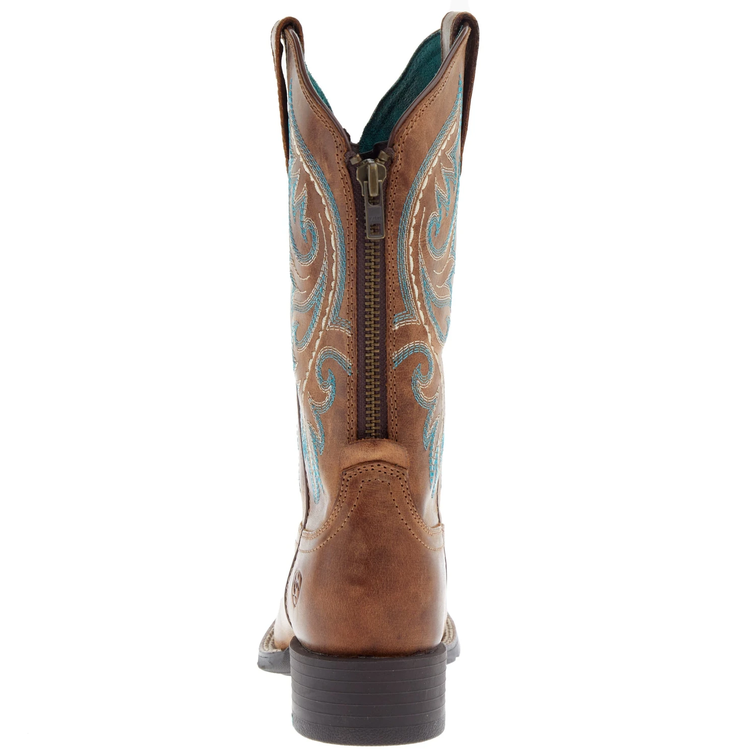 Ariat Women's Round Up Back Zip Desert Sand Western Boot - Image 4