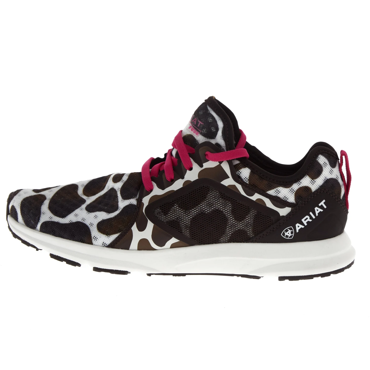 Ariat Women's Cow Print Fuse Tennis Shoe 3 Ariat Women's Cow Print Fuse Tennis Shoe - Image 3
